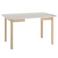 Настоящее фото товара Стол обеденный Allegory, раскладной, кашемир, дуб кремона, произведённого компанией ChiedoCover