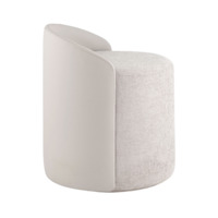 Фотография Пуф Тея спинка экокожа, сиденье шенилл, светло-серый Фотография товара Пуф Тея спинка экокожа, сиденье шенилл, светло-серый от компании ChiedoCover.