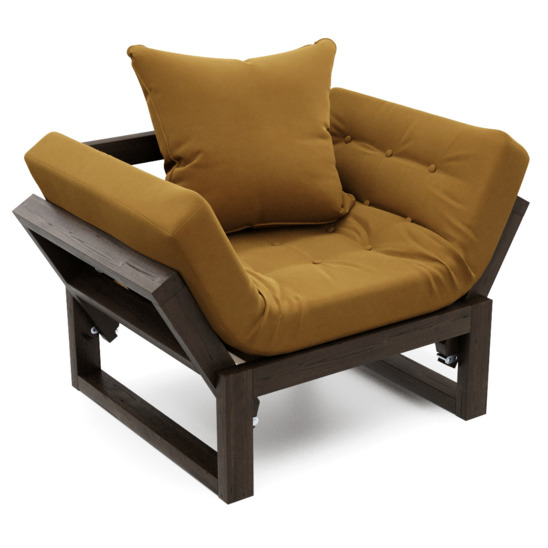 Кресло Рэмо венге, коричневое - фото 1