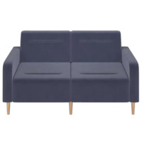 Фотография Диван Папилла, велюр, 162 см, серый Фотография товара Диван Папилла, велюр, 162 см, серый от компании ChiedoCover.