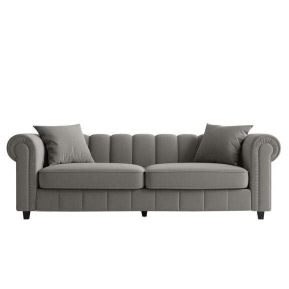 Диван Линет, серый, механизм Пума, 2500 - фото 2