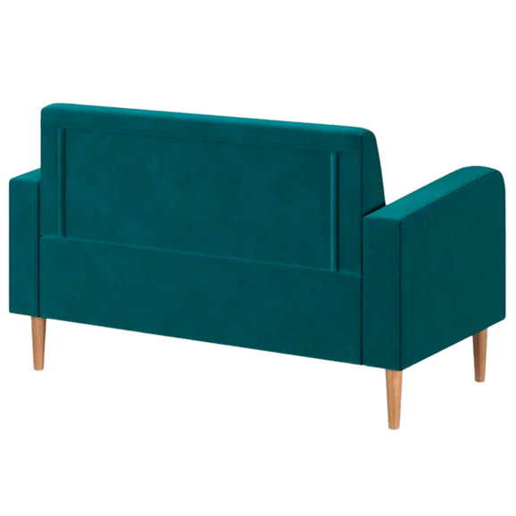 Диван Папилла, велюр, 132 см, изумрудный - фото 3