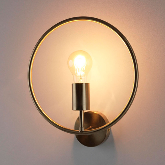 Светильник настенный Крейс Сахара, золотой - фото 4