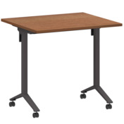 Фотография товара Стол мобильный складной орех, антрацит, 22 мм, 80*70 от компании ChiedoCover.