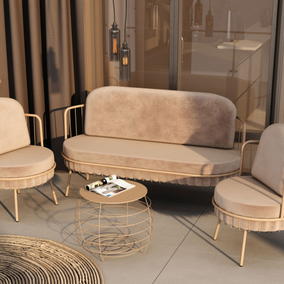 Диван Rose, бежевый - фото 5