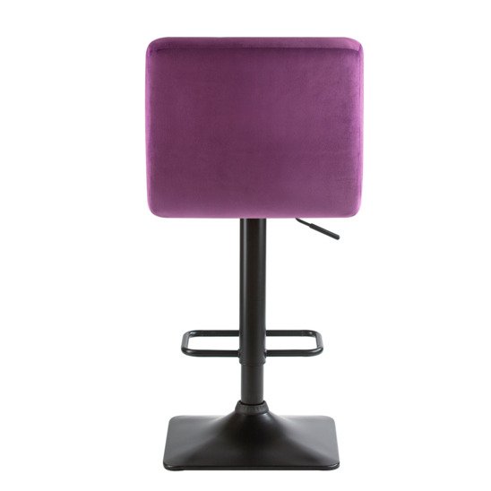 Барный стул РИГА, велюр фиолетовый - фото 3