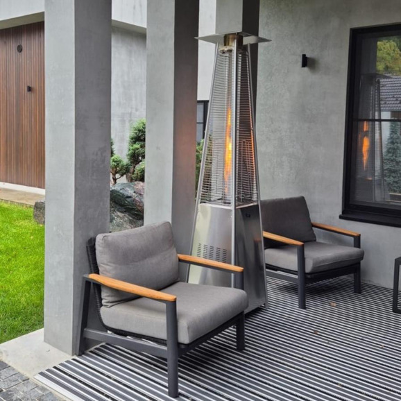 Уличный газовый обогреватель 13I Stainless steel - фото 2