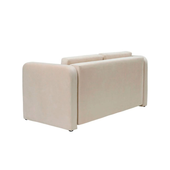 Диван Марлон 131x95x80 см, светло-бежевый велюр - фото 3
