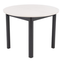 Настоящее фото товара Стол обеденный Relativity, кашемир, черный, произведённого компанией ChiedoCover