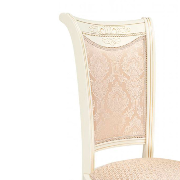 Деревянный стул Mariano линур блекл комби / слоновая кость - фото 6