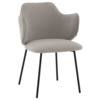 Стул Джиннет NEW, велюр, светло-серый