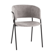 Фотография Кресло Нэлли New, букле светло-серый Фотография товара Кресло Нэлли New, букле светло-серый от компании ChiedoCover.