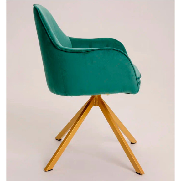 Кресло Сета, пирамида, зеленый, золотой - фото 6