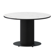 Фотография товара Стол нераздвижной Римс, 1000мм, азул, черный муар от компании ChiedoCover.