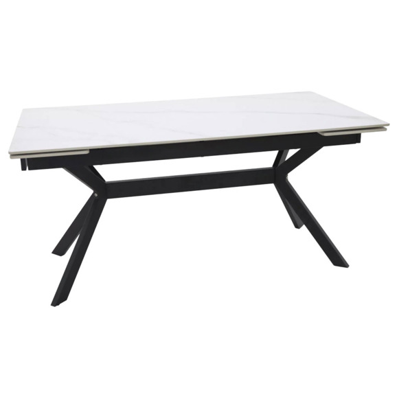 Стол обеденный Whisper, белый, черный - фото 1