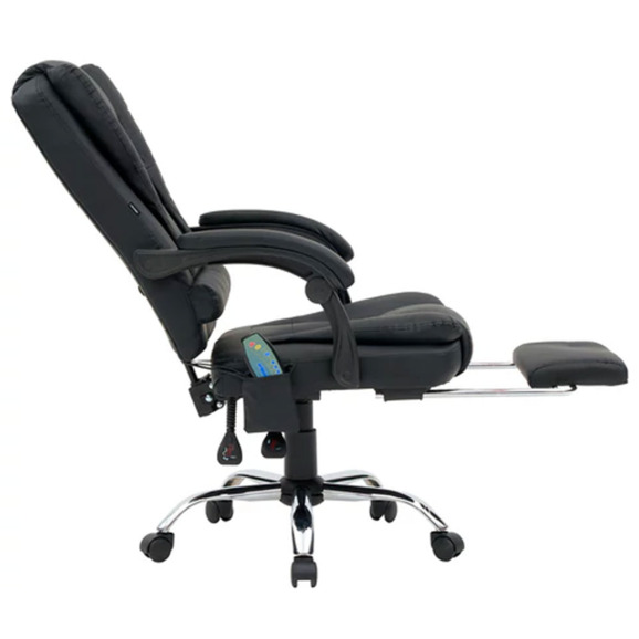 Кресло офисное Null, черный, 6 массажных модулей - фото 10