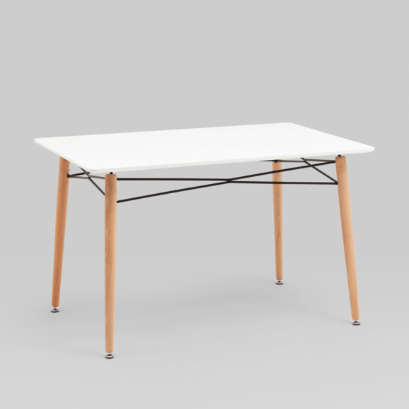 Стол Eames DSW Rectangle New, 120*80, белый - фото 2