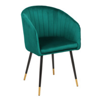 Настоящее фото товара Обеденный стул Мэри, зеленый, произведённого компанией ChiedoCover
