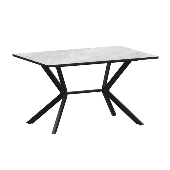 Стол нераздвижной Сири 1200, R20 лавант, черный муар - фото 1