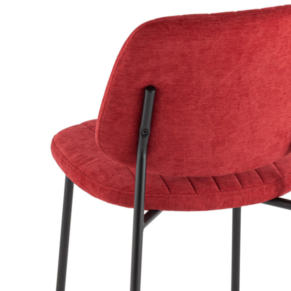 Стул обеденный Patrys, бордовый, шенилл - фото 6