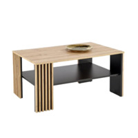 Фотография Стол журнальный Chat, дуб артизан, черный от производителя ChiedoCover, картинка продукции, реальное фото товара Настоящее фото товара Стол журнальный Chat, дуб артизан, черный, произведённого компанией ChiedoCover