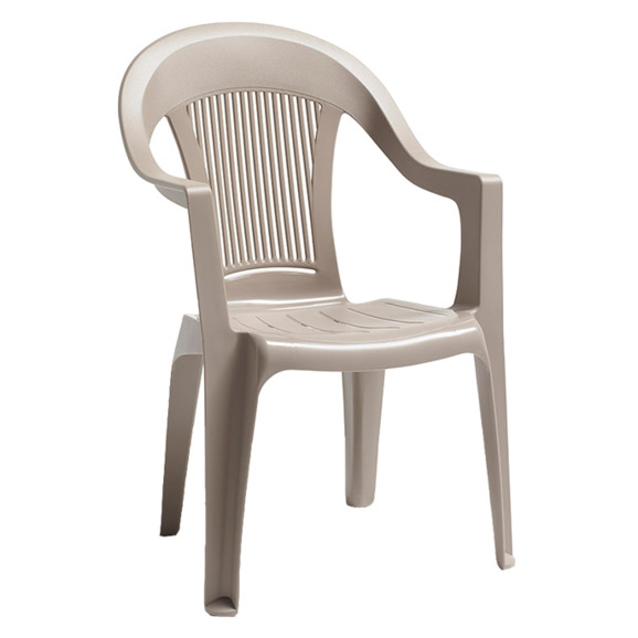 Кресло пластиковое Elegant Scratchproof Monobloc, тортора - фото 1