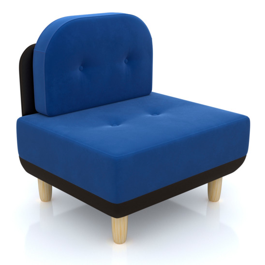 Кресло Рилто, синее - фото 1