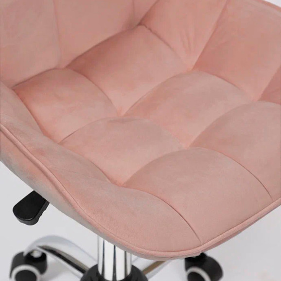 Стул Мускус, хром, розовый, велюр - фото 7
