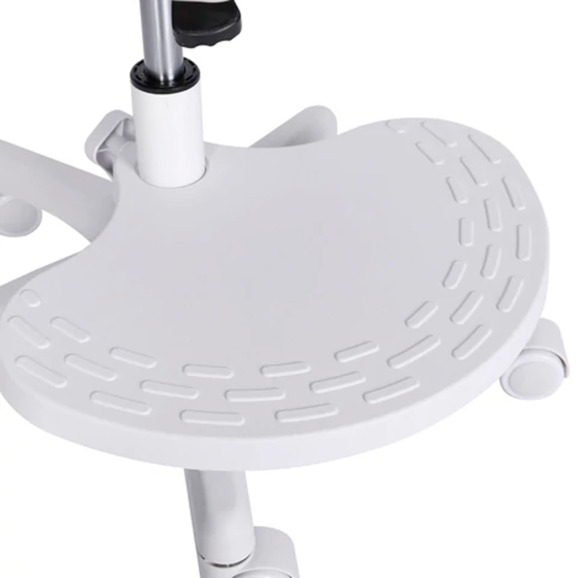 Кресло детское с подставкой для ног Скаттл, серый - фото 15