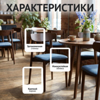 Фотография товара Стул Роквелл, велюр Велютто 12, морилка венге от компании ChiedoCover.