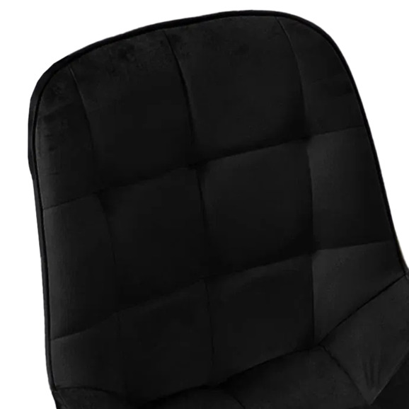 Стул Мускус, пирамида, велюр, черный, черный - фото 7