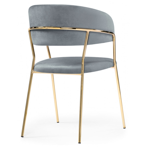 Стул Kamelia gray / gold - фото 4