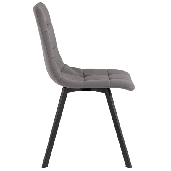 Стул Одди Original Square, велюр, серый - фото 3