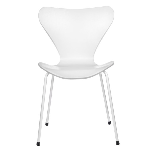 Стул Seven белый с белыми ножками Стул Seven белый с белыми ножками - фото 2