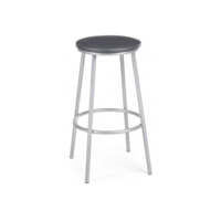 Настоящее фото товара Барный стул Drezegomad серый полимер / светлый мусс, произведённого компанией ChiedoCover