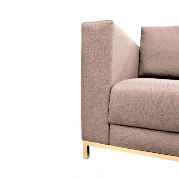 Кресло Марлоу, рогожка нептун 15, бежевое - фото 4