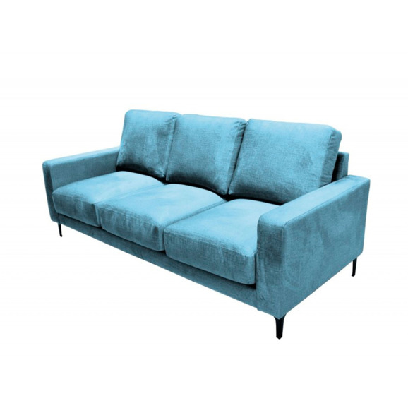 Диван Миа трехместный, голубой - фото 3