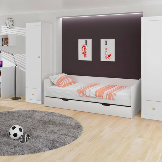 Кровать детская Polini kids Fun 4200, белая - фото 3