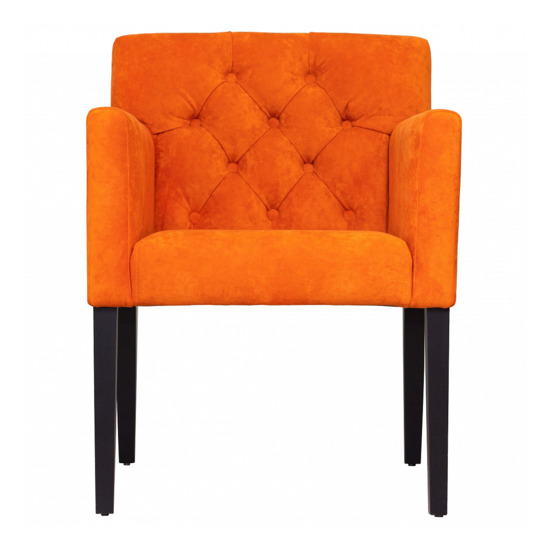 Кресло Денди с английской утяжкой, оранжевый - фото 3