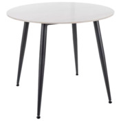 Фотография товара Стол обеденный Integer, белый, черный от компании ChiedoCover.