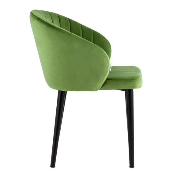 Стул с подлокотниками Шон, велюр травяной Стул с подлокотниками Шон, велюр травяной - фото 2
