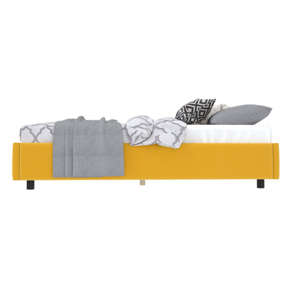 Кровать SleepBox Velvet Yellow - фото 5