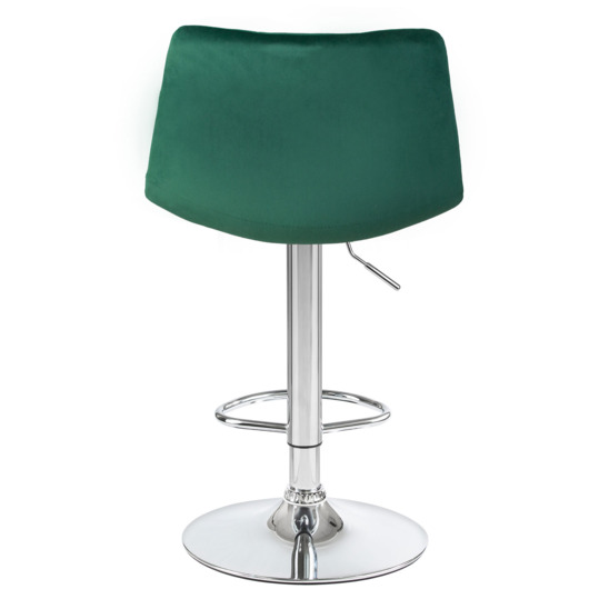 Барный стул Гардур, велюр зеленый - фото 3