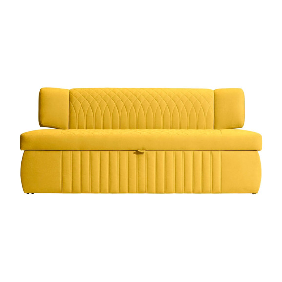Диван для кухни Леонард 168, желтый - фото 2