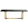 Стол Morale, чёрный мрамор, золотой Стол Morale, чёрный мрамор, золотой