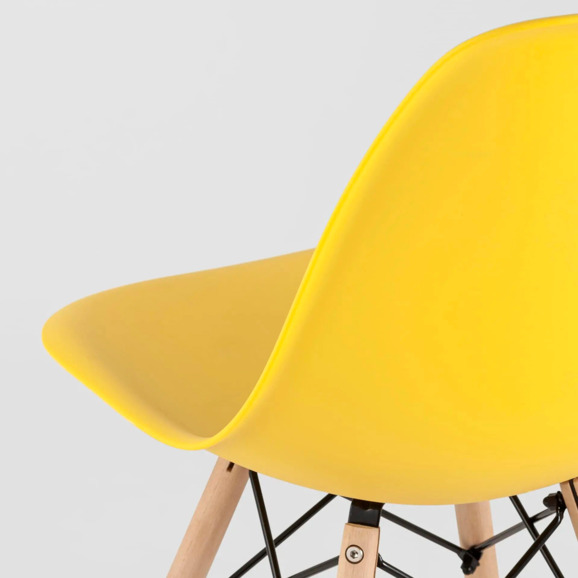 Стул Eames DSW желтый - фото 8