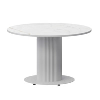 Фотография Стол нераздвижной Римс, 1000мм, азул, белый муар от производителя ChiedoCover, картинка продукции, реальное фото товара Настоящее фото товара Стол нераздвижной Римс, 1000мм, азул, белый муар, произведённого компанией ChiedoCover