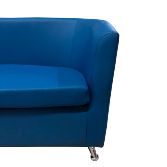 Диван Вейв двухместный, синий - фото 7