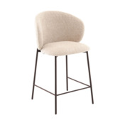 Фотография товара Стул полубарный Lazy, букле, капучино, серо-коричневый от компании ChiedoCover.