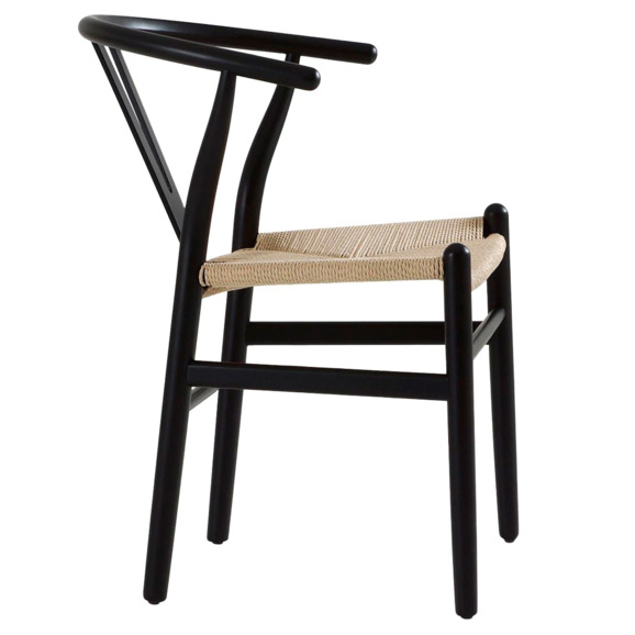 Стул Monk stick, черный, бежевый - фото 3